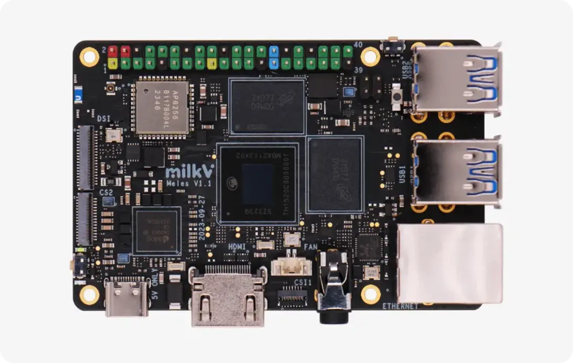 Milk-V Meles RISC-V computer