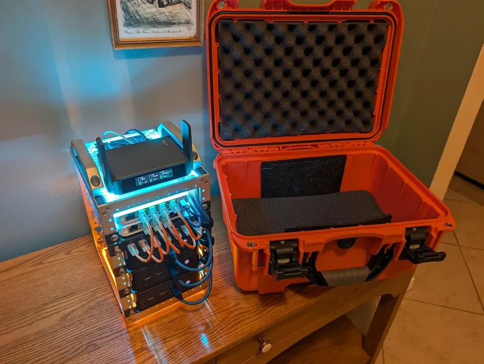 A portable home server.