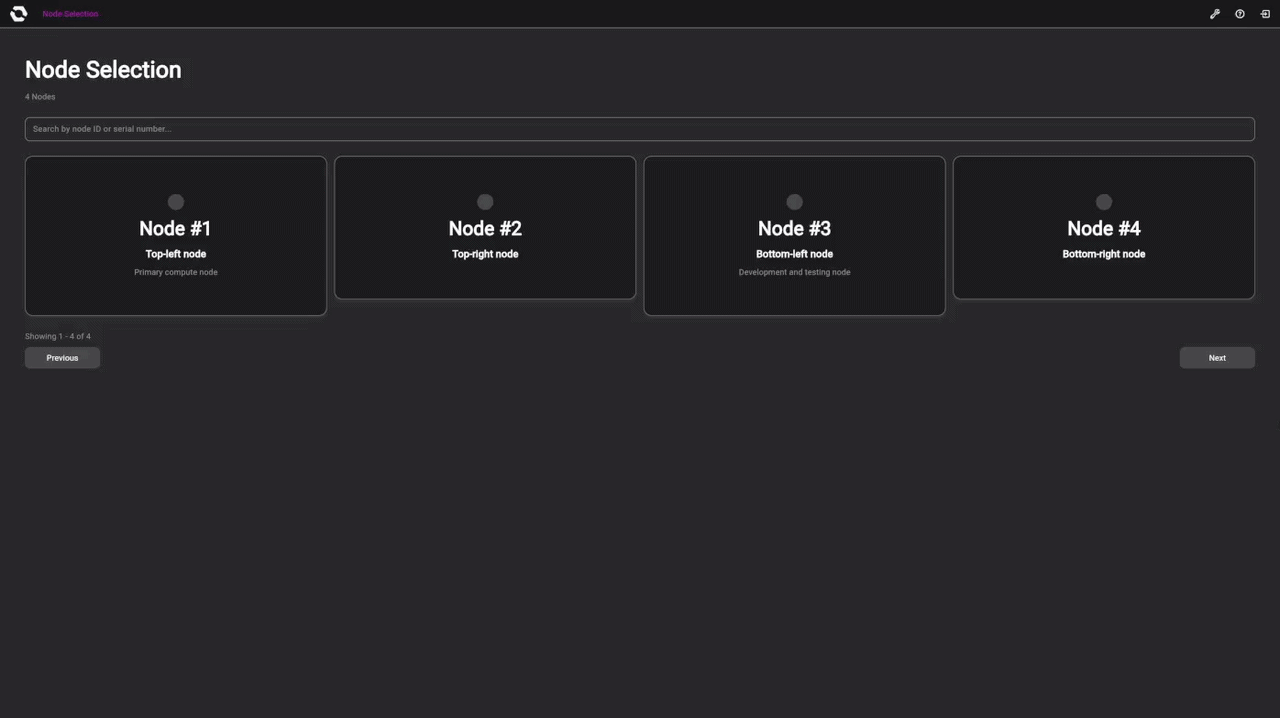 OpenSFF management interface platform admin Configuration page