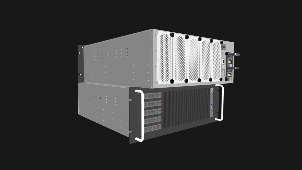 OpenSFF five-slot 4U rack server