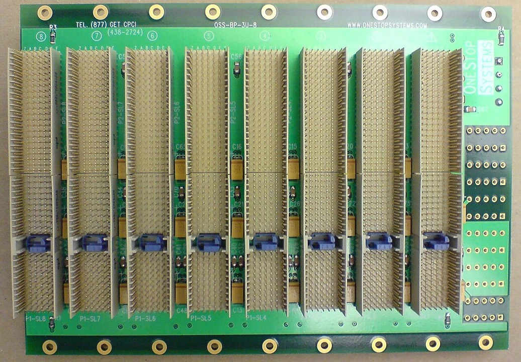 CompactPCI backplane