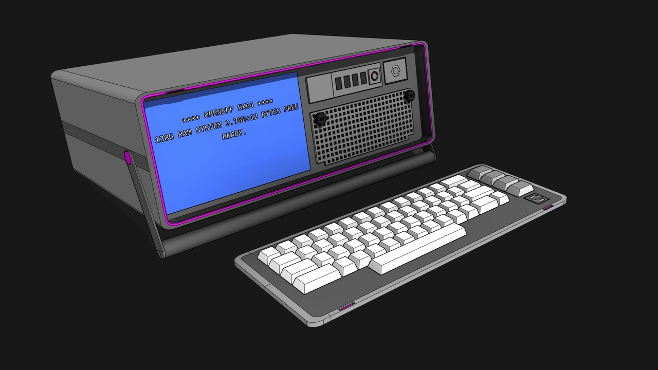 OpenSFF Commodore SX-64 concept